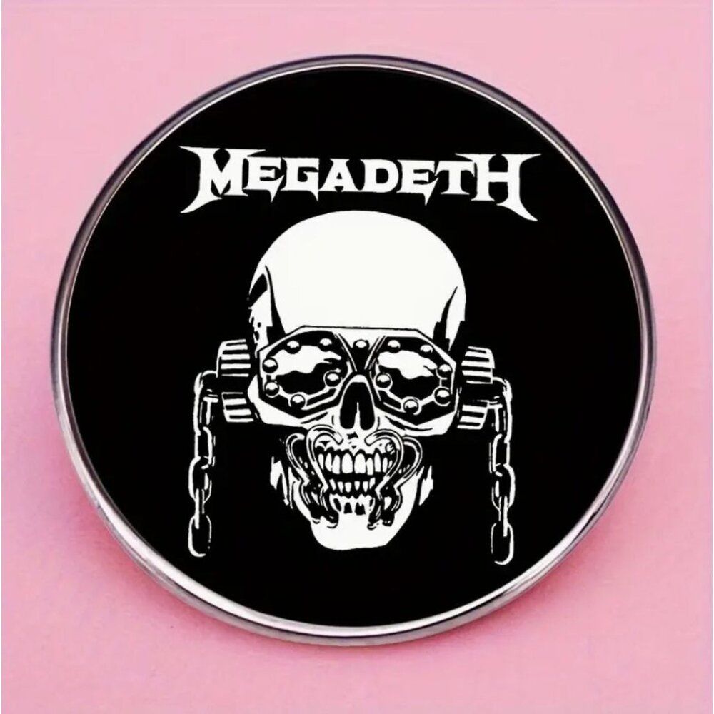 Lapel Pin Metal & Acrylic Megadeth Vic